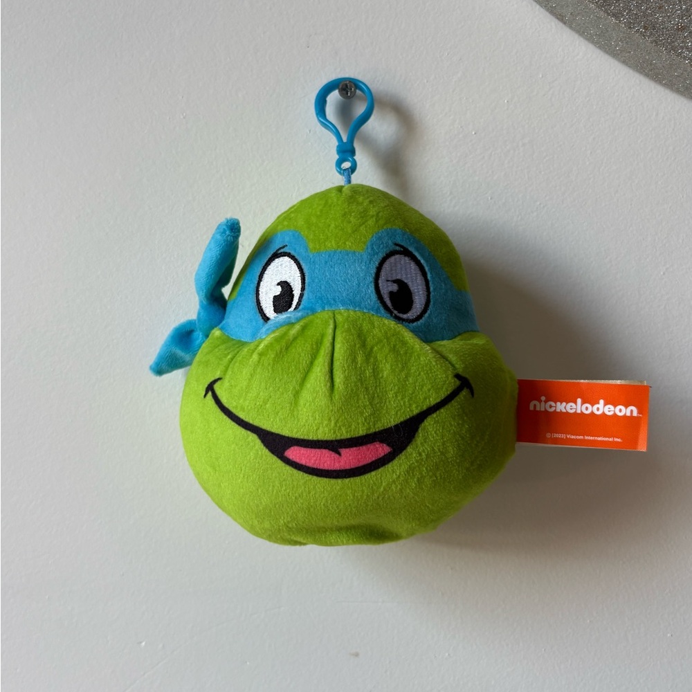 Nickelodeon Leonardo Turtle Plush Clip